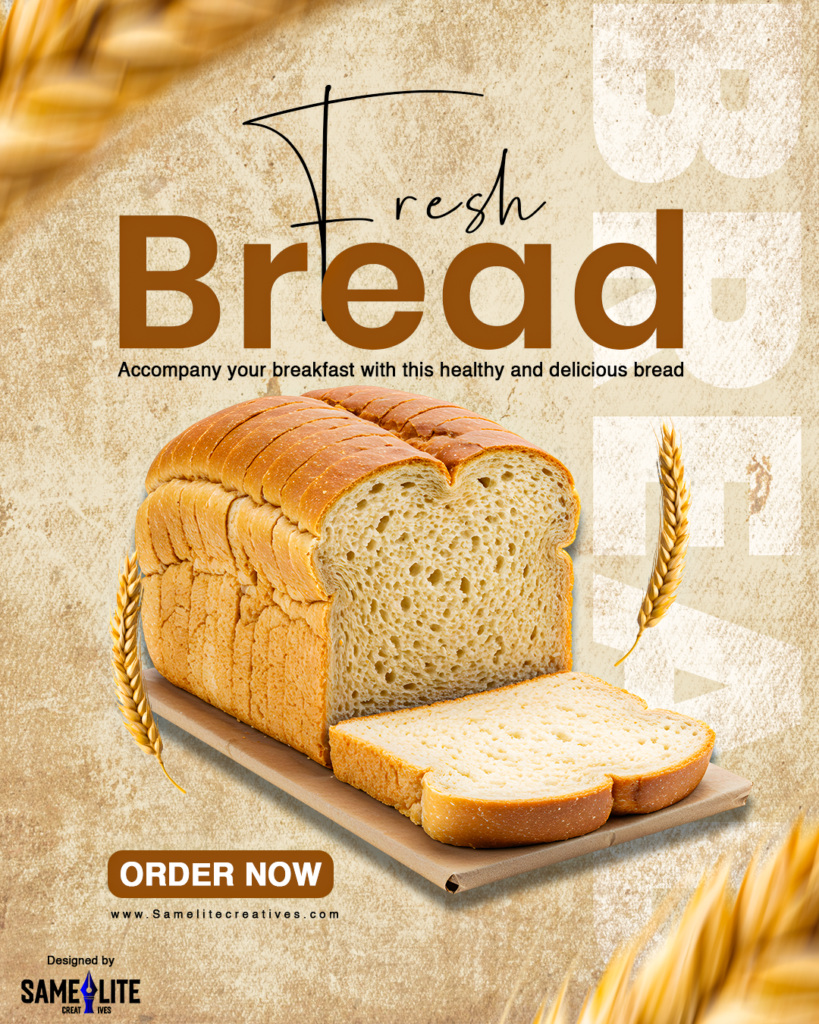 Fresh Bread Ad Design